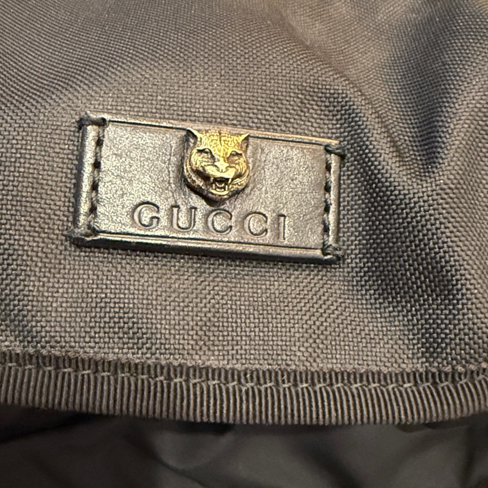Gucci Techpack Black Canvas Backpack - image 12